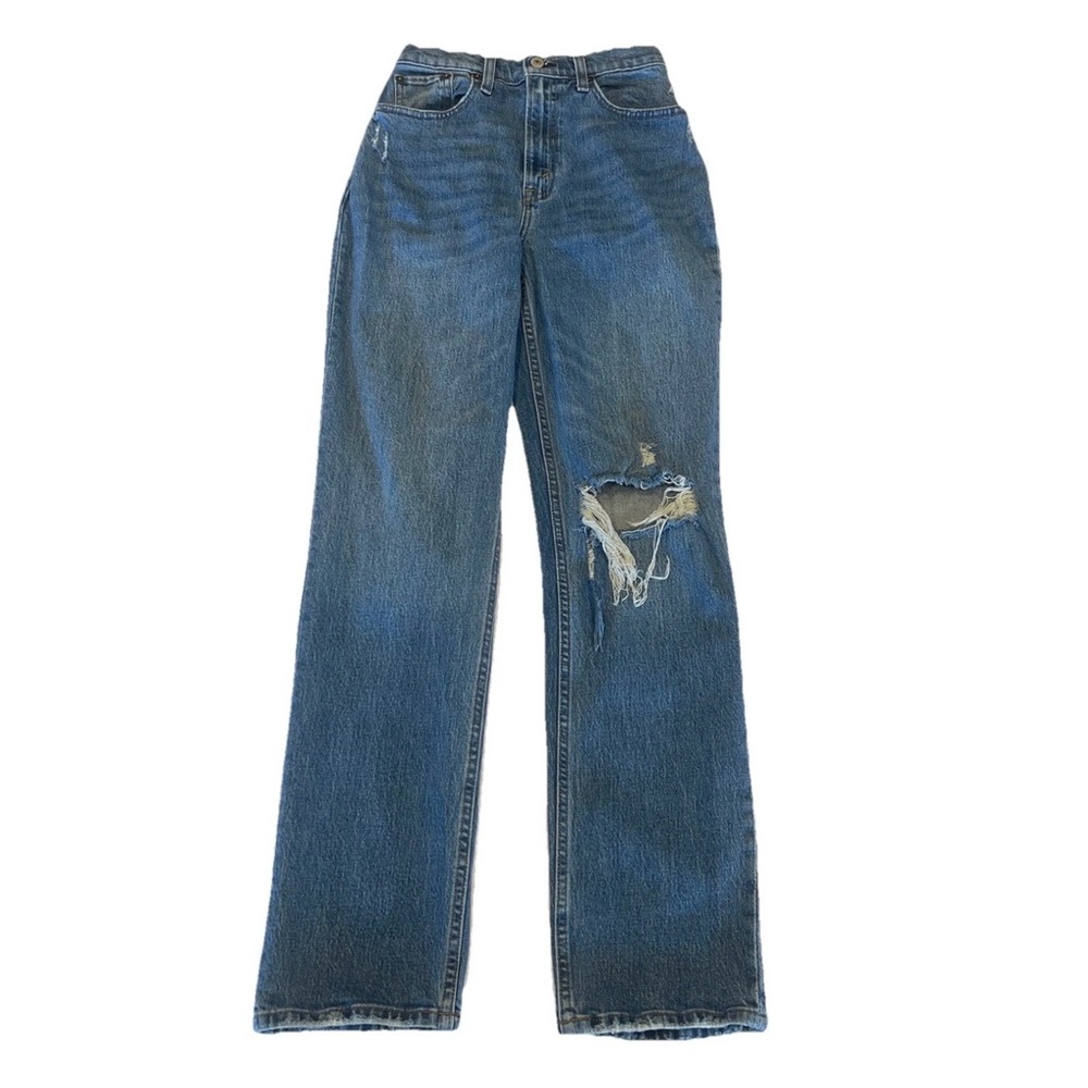 Abercrombie & Fitch Jeans Womens 26/2 90s Straight Ultra High Rise Curve Love